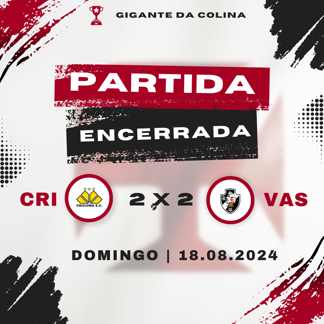 CRICIUMA X VASCO – 18/08